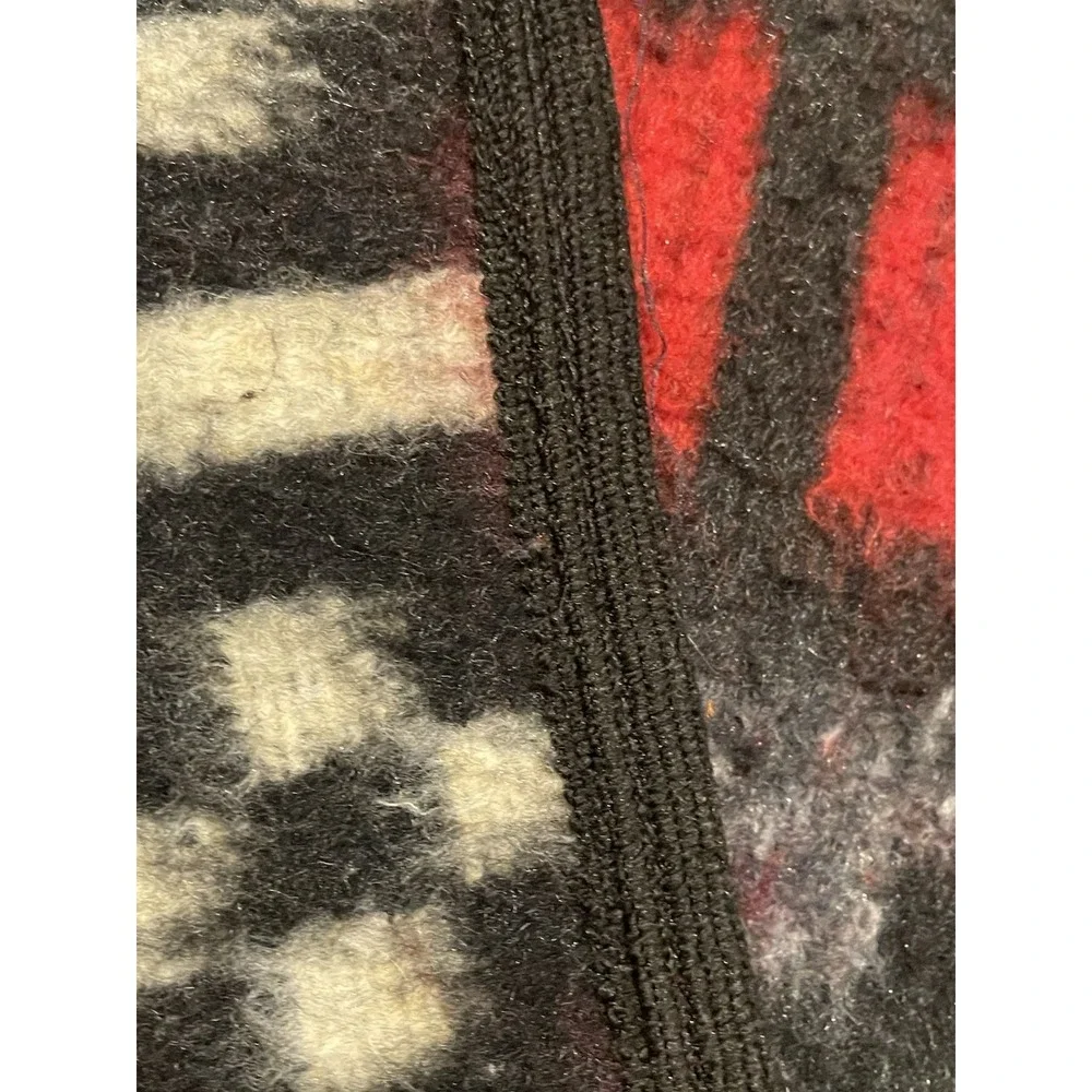 Vtg. MOLINA Indian Drawing Blanket Made In Mexico Aztec Southwestern 66